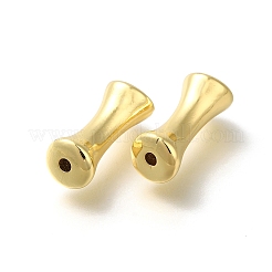 メッキ真鍮チューブビーズラック  鉛フリー＆カドミウムフリー  18KGP本金メッキ  7.5x19mm  穴：2mm&nbsp;KK-Z086-40G