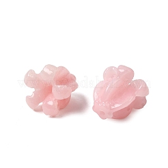 合成サンゴビーズ  染め  花  ピンク  11.5~12x11.5~12x12.5mm  穴：1.6mm&nbsp;CORA-K010-01C