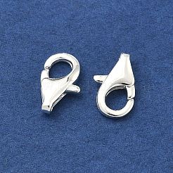 真鍮カニカン  長持ちメッキ  ラックめっき  銀  11.5x7.5x2.5mm  穴：0.8mm&nbsp;KK-G557-06A-S