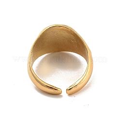 合金の調節可能なリング  女性のためのジュエリー  ゴールドカラー  5.3~14mm  内径：15.3~18.2mm  10個/セット&nbsp;RJEW-K260-02B-G