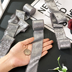 ほつれたポリエステルのリボン  フリンジ 切りっぱなし リボン  結婚式の招待状  花束  ギフト包装  ゲインボロ  1-1/2インチ（38mm）  約5ヤード/ロール&nbsp;DIY-TAC0023-39B