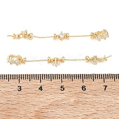 真鍮製パヴェキュービックジルコニアペンダントバチカン  片穴パーツ用  18KGP本金メッキ  51x3.5x4.5mm  穴：4.5x2mm&nbsp;KK-C172-06G