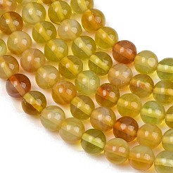 手作りランプワークビーズ連  模造ヒスイビーズ  ラウンド  ミックスカラー  7.5~8mm  穴：1.8mm  約49~54個/連  14.76~15.16''（37.5~38.5センチメートル）&nbsp;LAMP-B056-8mm