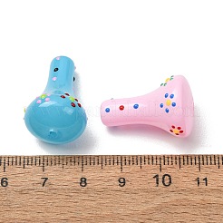 ガラスエナメルビーズ  手描きビーズ  花瓶  ミックスカラー  25~26x15~16mm  穴：1.6mm&nbsp;GL-CBA33A9-02