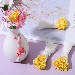 石膏の花芯400個  きいろ  57x1mm&nbsp;DIY-WH20031-095