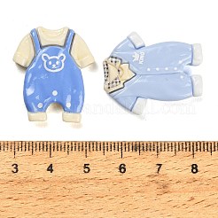 オペーク樹脂カボション  ベビーロンパース  ミックスカラー  27x23~25x5~7mm&nbsp;RE-CBA93EE-08