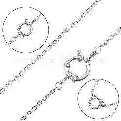 304ステンレススチールの滑らかな表面のスプリングリング留め具  ステンレス鋼色  15~18x12~14x4mm  穴：2.5mm  12個/箱&nbsp;STAS-UN0001-02P