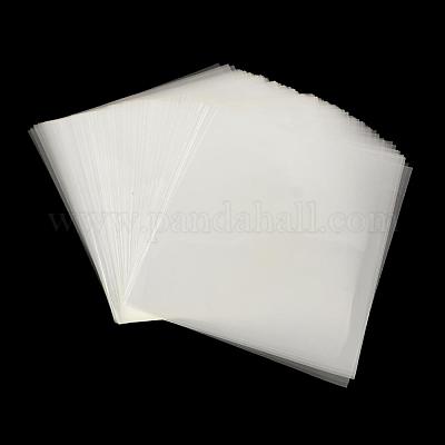 エナメル工芸品のための長方形のOPPプラスチックシート  透明  12~14x11~12cm  一方的な厚さ：0.035mm&nbsp;OPC-R012-218-1