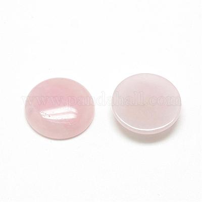 天然石ローズクォーツカボション  半円/ドーム  6x3~4mm&nbsp;G-R416-6mm-48-1