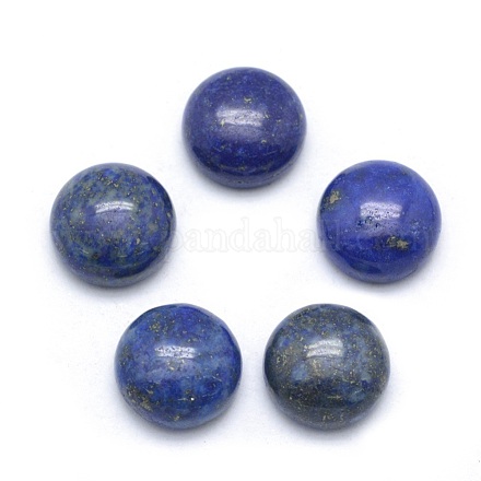 天然石ラピスラズリカボション  半円  染め  10x4~5mm&nbsp;G-P393-R11-10mm-1