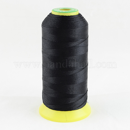 ポリエステル縫糸  ブラック  0.8mm  約180m /ロール&nbsp;WCOR-R001-0.8mm-07-1