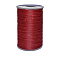 Waxed Polyester Cord, 3-Ply, Dark Red, 0.45mm, about 59.05 yards(54m)/roll