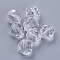 Transparent Acrylic Beads, Faceted, Round, Clear, 6x5.5mm, Hole: 1.7~1.8mm, about 4200pcs/500g