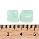 アクリルビーズ  イミテーション翡翠  キューブ  アクアマリン  9x8x8mm  穴：2mm  833個/ 500g&nbsp;OACR-H120-01B-3