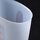 シリコーン計量カップ  目盛り付き  ベーキングツール  ホワイト  76x112x145mm  内径：111x74mm  容量：500ml（16.91fl.oz）&nbsp;DIY-C075-01C-5