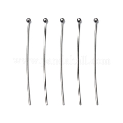 変色しにくい304ステンレススチール製ボールヘッドピン  ステンレス鋼色  35x0.7mm  21ゲージ  ヘッド：1.9mm  約500個/袋