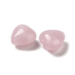 天然石ローズクォーツビーズ  ハート  14.5~15x14.5~15x8.5mm  穴：1.5mm&nbsp;G-K248-A07
