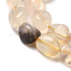 天然石瑪瑙ビーズ連売り  ナゲット  タンブルストーン  7~12x6~8x5~7mm  穴：1mm  約43~44個/連  15.47~15.63インチ（39.3~39.7cm）&nbsp;G-G146-A38-01