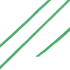 ナイロン中国結びコード  ジュエリー製作やマクラメ工芸用の編み糸  ライムグリーン  0.6mm  約109.36ヤード（100m）/ロール&nbsp;NWIR-N003-0.6mm-05M-01