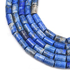 天然石ラピスラズリビーズ連売り  コラム  7.5~9x5~5.5mm  穴：0.7~0.8mm  約48個/連  15.35''（39センチメートル）&nbsp;G-F832-B11-01