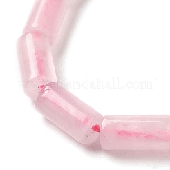 天然石ローズクォーツビーズ連売り  コラム  8x4mm  穴：0.7mm  約48個/連  15.35~15.43''（39~39.2センチメートル）&nbsp;G-B091-A13-01