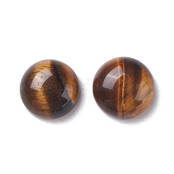 宝石カボション  天然タイガーアイ  半円  ブラウン  直径約10mm  厚さ4mm&nbsp;GP519-10MM