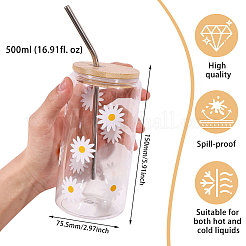 DIYの誕生日ギフトボックスセット  プラスチックカップを含む  花柄を持つ列  紙製の誕生日おめでとうグリーティングカード  樹脂製の伸縮性のあるヘアアクセサリー  紙のグリーティングカード  グリーン  150x75.5mm&nbsp;DIY-GL0007-07A