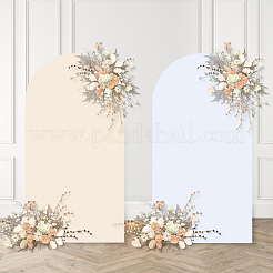 誕生日パーティー、結婚式、ベビーシャワーの装飾用の布製アーチ背景カバー  ベージュ  1800x700x2mm&nbsp;DIY-WH20079-044B