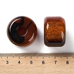 レジンヨーロピアンビーズ  大穴ビーズ  コラム  シエナ  17.5x25x25mm  穴：7.5mm&nbsp;RESI-U009-01B-03
