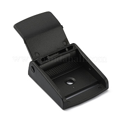 Ppプラスチックハッチクラスプ  編組ベルト用  長方形  ブラック  47x38.5x14mm&nbsp;KY-WH0028-58B