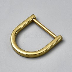 合金製D字型バックル  ゴールドカラー  33.5x33x4mm&nbsp;FIND-WH0139-902A