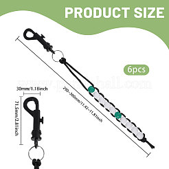 プラスチック製ゴルフスコアレコーダー6個  ゴルフアクセサリー  ホワイト  290~300mm&nbsp;AJEW-PH0061-73