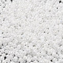 ミユキ 3.4mmドロップビーズ  日本製シードビーズ  セイロン  （dp528) ホワイトパールセイロン  3.4x3mm  穴：0.65mm  約900個/50g&nbsp;Y-SEED-MY04-DP528