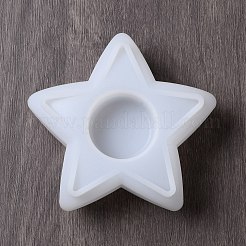 キャンドルホルダーシリコンモールド  キャンドル作り用  スター  10.3x10.3x4cm  穴：38mm&nbsp;LS-SIL-B050-02A