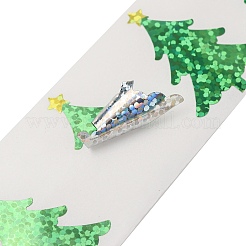 クリスマス用粘着紙ステッカー  DIYの装飾用  クリスマスツリー  30x24mm&nbsp;DIY-A062-01B