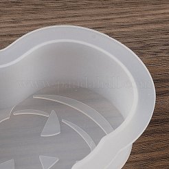 ハロウィーンテーマのDIYシェイプシリコンキャンドルモールド  香りのよいキャンドル作りに  カボチャ  73x94x26mm&nbsp;SIMO-P010-C07