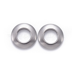 変色しない304ステンレススチール製リンクリング  リング  ステンレス鋼色  11x2mm  内径：6mm&nbsp;LS-STAS-L218-13B-P