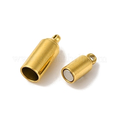 304ステンレススチール製マグネット留め具  コラム  イオンプレーティング（ip）  ゴールドカラー  16x5x5mm  穴：1.2mm&nbsp;STAS-A117-09A-G
