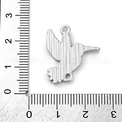合金エナメルコネクタチャーム  鳥  プラチナ  ミックスカラー  22.5x20.5x1.5mm  穴：1.6mm&nbsp;ENAM-P257-03P