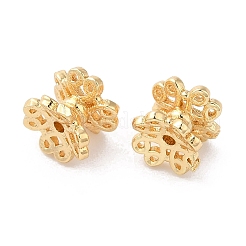 真鍮ビーズ  カドミウムフリー＆ニッケルフリー＆鉛フリー  中国結び  18KGP本金メッキ  5.5x4.5mm  穴：0.9mm&nbsp;KK-G465-29G