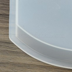 ハート型キャンドルホルダー付きイースターエッグシリコン型  香りのよいキャンドル作りに  ホワイト  14.1x11.2x1.3cm&nbsp;SIL-Z019-01A