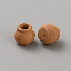 ミニポリマー粘土植木鉢  ペルー  18~20x15~17mm&nbsp;AJEW-WH20007-29