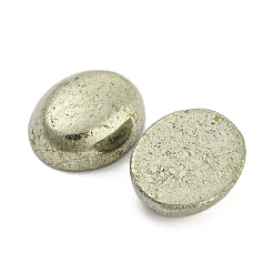 天然パイライトカボション  オーバル  10x8x4mm&nbsp;G-G013-02A