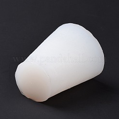 クリスマスのテーマDIYコーンキャンドルシリコーン型  香りのよいキャンドル作りに  ホワイト  80x60.5mm  内径：46mm&nbsp;DIY-G049-06