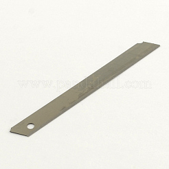 プラスチック製のカバーと60＃ステンレス鋼のユーティリティナイフ  きいろ  85x9x0.5mm  10個/箱&nbsp;TOOL-R078-02