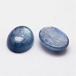 楕円形の天然藍晶石/シアン石/ジステンカボション  10x8x3~4mm&nbsp;G-O147-01C