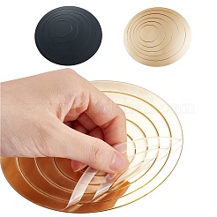 2セット2色アクリル粘着家具フィルム  鏡壁ステッカーの装飾用  フラットラウンド  ミックスカラー  4.3~15cm  24個/セット  1セット/色&nbsp;AJEW-SZ0001-62