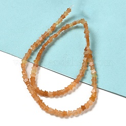 天然石レッドアベンチュリンビーズ連売り  スター  4x4.5x2mm  穴：0.8mm  約102個/連  15.35インチ（39cm）&nbsp;G-G085-B21-01