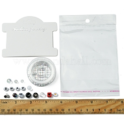 DIY アクリル & プラスチック ビーズ ブレスレット 作成キット  ミックスカラー  4~150x0.8~100x0.5~8mm  穴：1~3.8mm&nbsp;DIY-FS0006-42