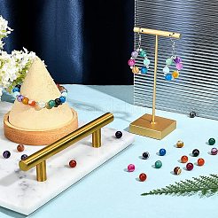天然瑪瑙丸ビーズ 90色 9個  染め  ミックスカラー  8mm  穴：1mm  10個/カラー&nbsp;G-NB0002-79